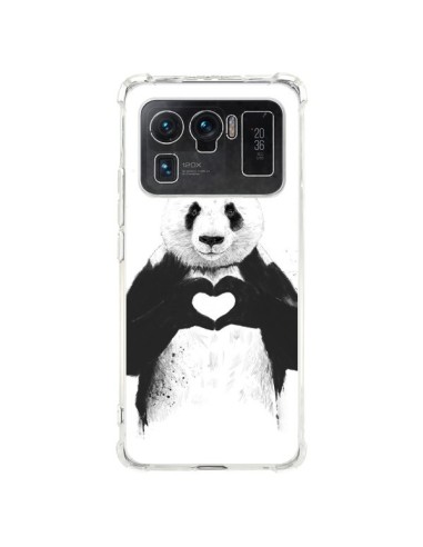 Coque Xiaomi Mi 11 Ultra Panda Amour All you need is love - Balazs Solti