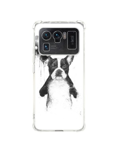 Coque Xiaomi Mi 11 Ultra Lover Bulldog Chien Dog My Heart Goes Boom - Balazs Solti
