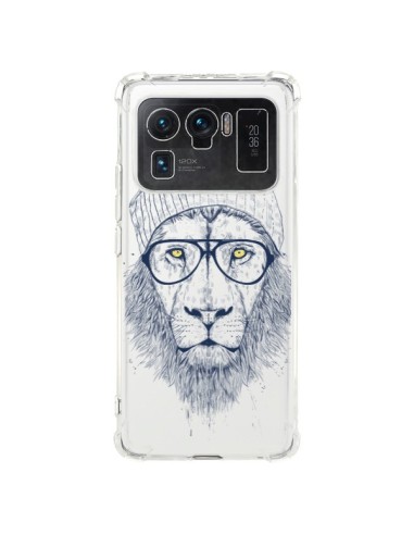 Coque Xiaomi Mi 11 Ultra Cool Lion Swag Lunettes Transparente - Balazs Solti