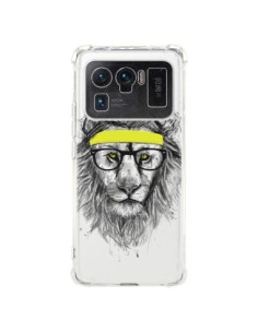 Coque Xiaomi Mi 11 Ultra Hipster Lion Transparente -...