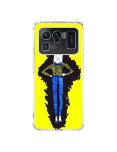 Coque Xiaomi Mi 11 Ultra Julie Femme Fashion Mode Jaune -...