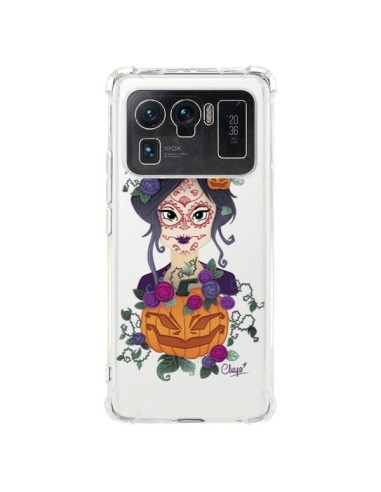 Coque Xiaomi Mi 11 Ultra Femme Closed Eyes Santa Muerte Transparente - Chapo