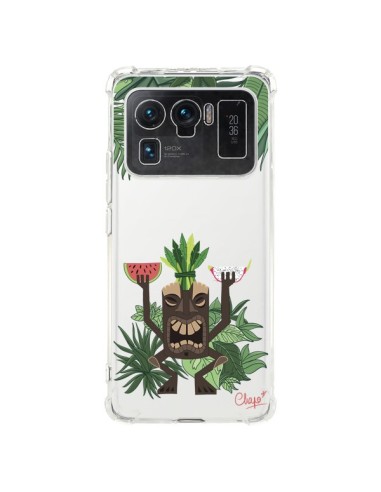 Coque Xiaomi Mi 11 Ultra Tiki Thailande Jungle Bois Transparente - Chapo