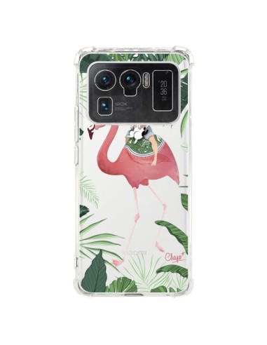 Coque Xiaomi Mi 11 Ultra Lolo Love Flamant Rose Chien Transparente - Chapo