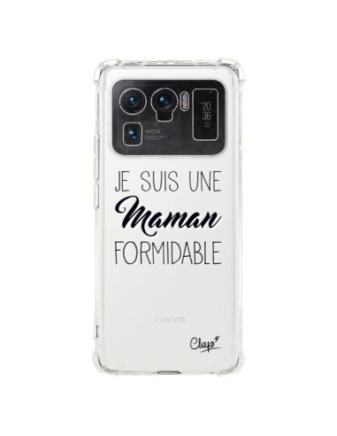 Coque Xiaomi Mi 11 Ultra Je suis une Maman Formidable Transparente - Chapo