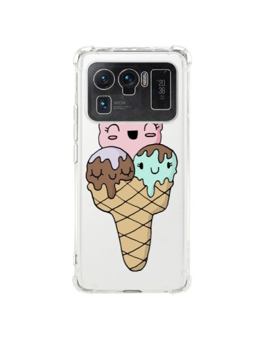 Coque Xiaomi Mi 11 Ultra Ice Cream Glace Summer Ete Cerise Transparente - Claudia Ramos