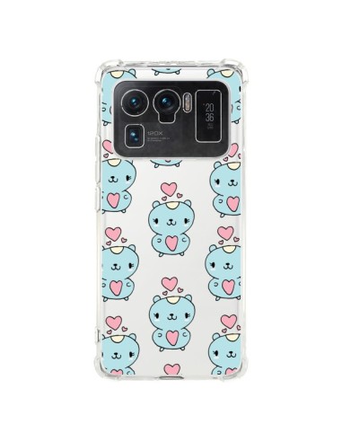 Coque Xiaomi Mi 11 Ultra Hamster Love Amour Transparente - Claudia Ramos
