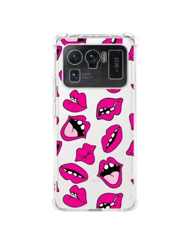 Coque Xiaomi Mi 11 Ultra Lèvres Lips Bouche Kiss Transparente - Claudia Ramos