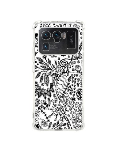 Coque Xiaomi Mi 11 Ultra Azteque Blanc et Noir - Eleaxart