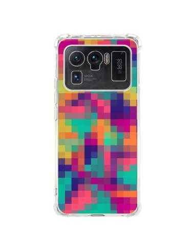 Coque Xiaomi Mi 11 Ultra Exotic Mosaic Pixels Azteque - Eleaxart