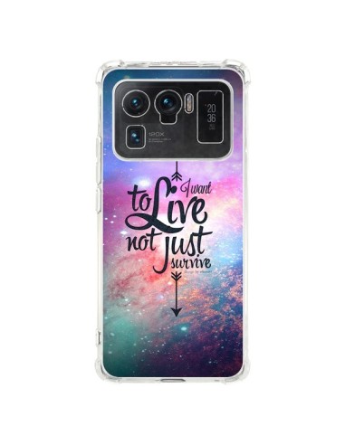 Coque Xiaomi Mi 11 Ultra I want to live Je veux vivre - Eleaxart