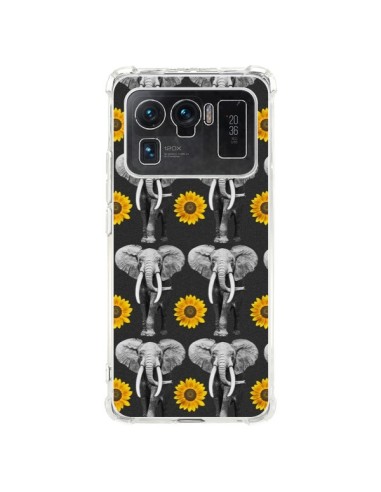 Coque Xiaomi Mi 11 Ultra Elephant Tournesol - Eleaxart