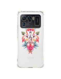 Coque Xiaomi Mi 11 Ultra Tropicales Flamingos Tropical...