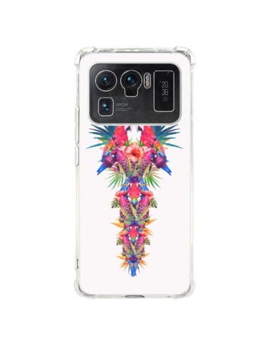 Coque Xiaomi Mi 11 Ultra Parrot Kingdom Royaume Perroquet - Eleaxart