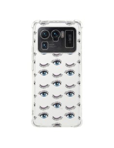 Coque Xiaomi Mi 11 Ultra Eyes Oeil Yeux Bleus Mosaïque...