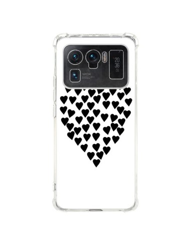 Coque Xiaomi Mi 11 Ultra Coeur en coeurs noirs - Project M