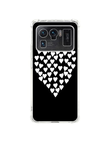 Coque Xiaomi Mi 11 Ultra Coeur en coeurs blancs - Project M