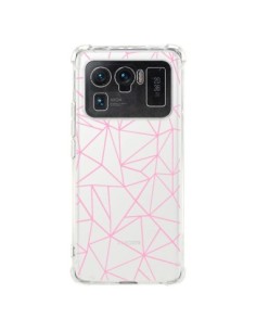 Coque Xiaomi Mi 11 Ultra Lignes Triangle Rose...