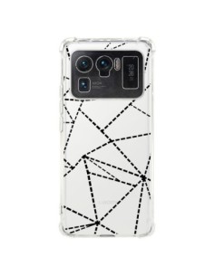 Coque Xiaomi Mi 11 Ultra Lignes Points Abstract Noir...