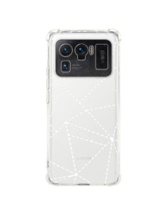 Coque Xiaomi Mi 11 Ultra Lignes Points Abstract Blanc...