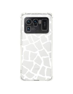Coque Xiaomi Mi 11 Ultra Girafe Mosaïque Blanc...