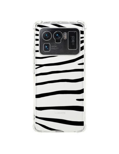 Coque Xiaomi Mi 11 Ultra Zebre Zebra Noir Transparente - Project M