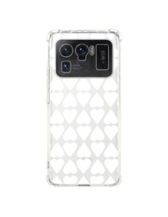 Coque Xiaomi Mi 11 Ultra Coeurs Heart Blanc Transparente...