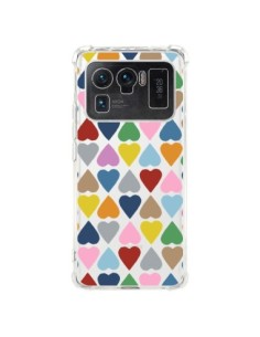 Coque Xiaomi Mi 11 Ultra Coeurs Heart Couleur...