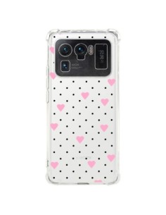 Coque Xiaomi Mi 11 Ultra Point Coeur Rose Pin Point Heart...