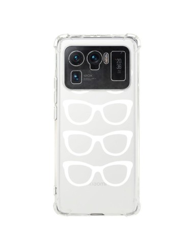 Coque Xiaomi Mi 11 Ultra Sunglasses Lunettes Soleil Blanc Transparente - Project M
