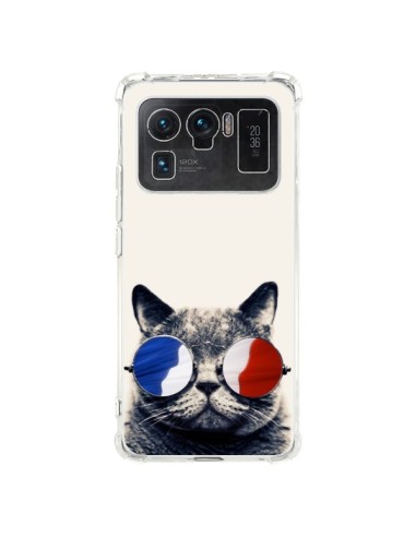 Coque Xiaomi Mi 11 Ultra Chat à lunettes françaises - Gusto NYC