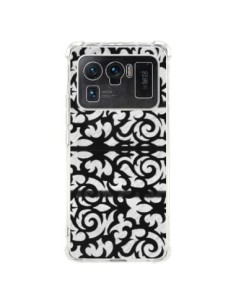 Coque Xiaomi Mi 11 Ultra Abstrait Noir et Blanc - Irene...