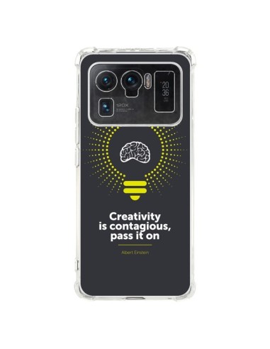 Coque Xiaomi Mi 11 Ultra Creativity is contagious, Einstein - Shop Gasoline