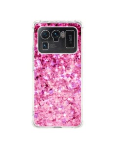 Coque Xiaomi Mi 11 Ultra Romance Me Paillettes Roses -...
