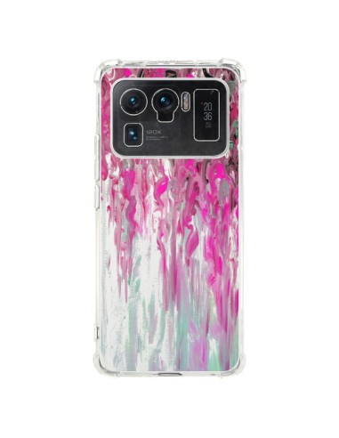 Coque Xiaomi Mi 11 Ultra Tempête Rose Transparente - Ebi Emporium