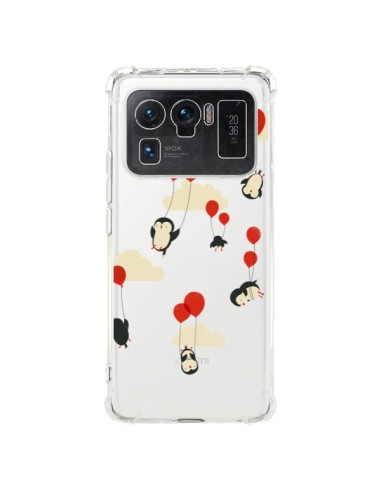 Coque Xiaomi Mi 11 Ultra Pingouin Ciel Ballons Transparente - Jay Fleck