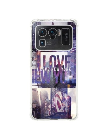 Coque Xiaomi Mi 11 Ultra I love New Yorck City violet - Javier Martinez