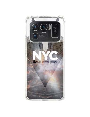 Coque Xiaomi Mi 11 Ultra I Love New York City Gris - Javier Martinez