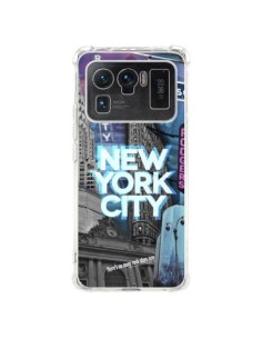 Coque Xiaomi Mi 11 Ultra New York City Buildings Bleu -...