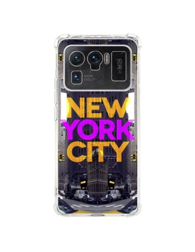 Coque Xiaomi Mi 11 Ultra New York City Orange Violet - Javier Martinez