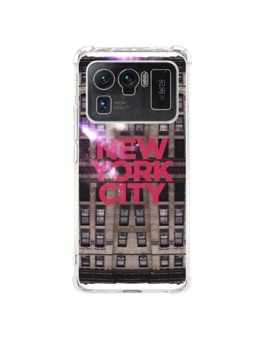 Coque Xiaomi Mi 11 Ultra New York City Buildings Rouge - Javier Martinez