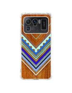 Coque Xiaomi Mi 11 Ultra Azteque Arbutus Blue Bois Aztec...