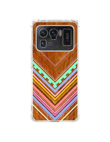 Coque Xiaomi Mi 11 Ultra Azteque Arbutus Pastel Bois Aztec Tribal - Jenny Mhairi