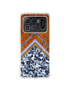 Coque Xiaomi Mi 11 Ultra Sequin Geometry Bois Azteque...