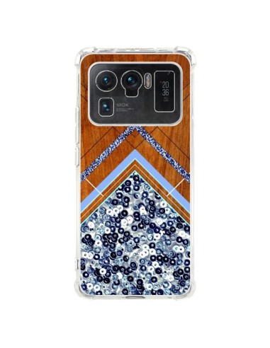 Coque Xiaomi Mi 11 Ultra Sequin Geometry Bois Azteque Aztec Tribal - Jenny Mhairi