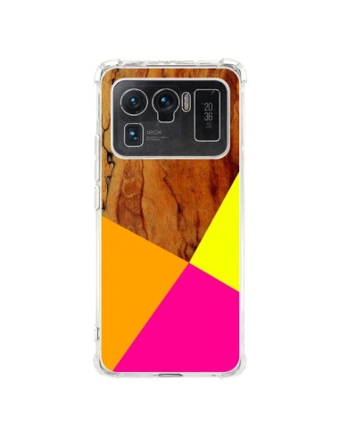 Coque Xiaomi Mi 11 Ultra Wooden Colour Block Bois Azteque Aztec Tribal - Jenny Mhairi