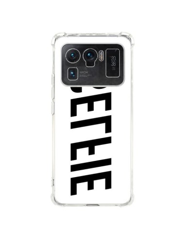 Coque Xiaomi Mi 11 Ultra Hashtag Selfie Noir Inversé Horizontal - Jonathan Perez