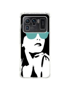 Coque Xiaomi Mi 11 Ultra Fille Lunettes Bleues - Jonathan...