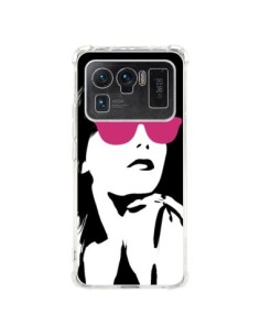 Coque Xiaomi Mi 11 Ultra Fille Lunettes Roses - Jonathan...