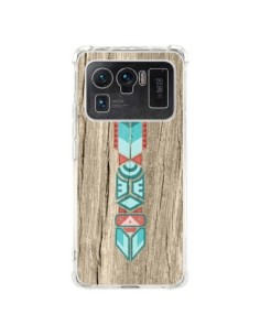 Coque Xiaomi Mi 11 Ultra Totem Tribal Azteque Bois Wood -...